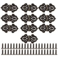 thumbnail image 2 of Vintage Hinges,Antique Decorative Hinges Green Bronze Cabinet Hinges Wooden Tool Box Smart Functionality, 2 of 14