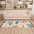 thumbnail image 2 of Yayeee Runner Rug for Bedroom 2'x6' Machine Washable Hallway Non Slip Mat, Blue Starfish, 2 of 8