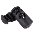 thumbnail image 3 of Diameter 8 mm Hole, Cord Cord Stopper Laces Snap Hook, Black, 20 Pcs, 3 of 7