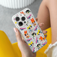 thumbnail image 5 of Mobile phone case with glitter overflow effect for Apple IPHONE 14 PRO original and officially Licensed The Powerpuff Girls pattern The Powerpuff Girls 028 adapted to the shape of the mobile phone, 5 of 5