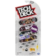 Tech Deck, Ultra DLX Fingerboard 4-Pack, DGK Skateboards, Customizable Collectibles Toys