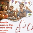 thumbnail image 3 of CPDD 3-Piece Halloween Candy Corn Cookie Cutter, Food-Grade Stainless Steel Sandwich Cutters, Biscuit Cutter set, Holiday Cookie Cutters, Unique Design with Protective Red Top PVC Candy-2 -, 3 of 9