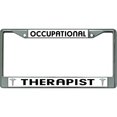 thumbnail image 1 of Occupational Therapist Chrome License Plate Frame, 1 of 1