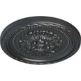 thumbnail image 3 of Ekena Millwork 11 1/2"OD x 1"P Palmetto Ceiling Medallion, Hand-Painted Pewter, 3 of 7