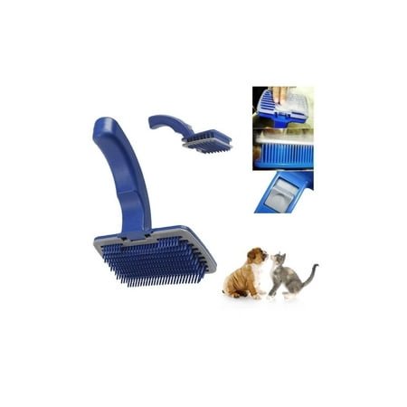 Self Cleaning Slicker Pet Brush Stimulates Skin and Hair (Best Way To Clean Hair Follicles)
