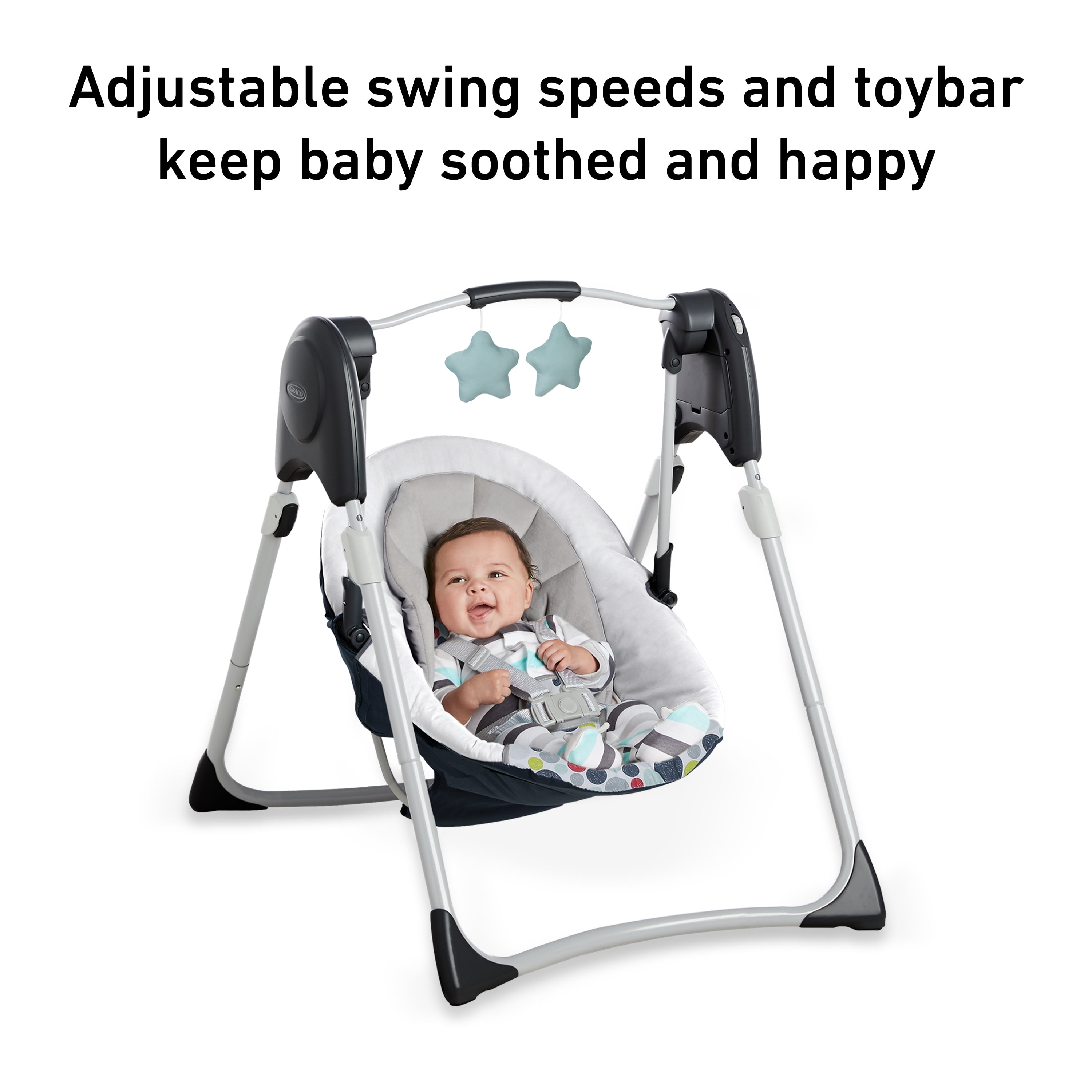 Graco Slim Spaces Compact Baby Swing - Humphry