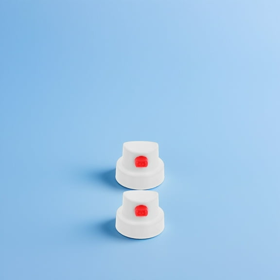Beaupretty 10Pcs White Spray Paint Nozzles with Waterproof Button Durable Pe for Home Use and Touchup