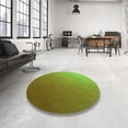 thumbnail image 4 of Ahgly Company Machine Washable Indoor Rectangle Transitional Olive Green Area Rugs, 7' x 10', 4 of 7