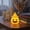 yellow, variant on Pumpkin Night Light with Witch Hat Design, Gentle Illumination Spooky Tabletop Ornament, Compact Festive Lamp for Indoor Home Layout and Halloween Scene Decoration, 3.93x2.36 Inch Pvc