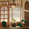 thumbnail image 3 of DIY Miniature Dollhouse Kit,Mini 3D Wooden Room Craft Model with LED Lighting,Creative House Furniture Kit,Birthday Gift, 3 of 19