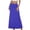 M572 BU2, variant on Tfken Women Skirts For Summer Low Waist Solid Color Long Skirts Trendy Daily Wear Casual Female Comfortable Clothes Blue