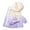 Purple, variant on Girls Hooded Jacket Spring Fall Gradient Heart Print Zipper Outerwear Versatile Casual Coat for Kids Outdoor Activities Lightweight Windproof Top Girls Hooded Jacket