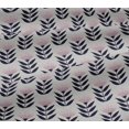 thumbnail image 4 of oneOone Cotton Jersey Navy Blue Fabric Leaves & Floral Block Sewing Craft Projects Fabric Prints By Yard 58 Inches Wide, 4 of 4