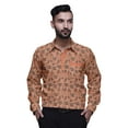 thumbnail image 1 of BESTMAN CottonÂ&nbsp;ShirtÂ&nbsp;For Men Long Sleeve Printed Spread CollarÂ&nbsp;Slim Casual Shirt, 1 of 5