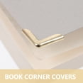 thumbnail image 4 of BESTYASH 50Ud Protector De Esquinas De Metal Dorado Para Libro Con Estilo Vintage Y Fácil Instalación, 4 of 6