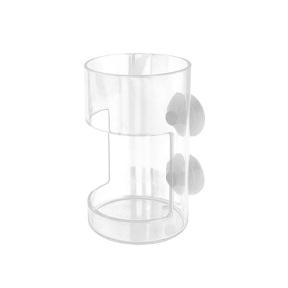Riforla Floating Fish Feeder for Parrot Fish & Turtles Adjustable Aquarium Food Dispenser with Clog Design Square or Round Shape Options Automatic Feeders A 6x6x10cm