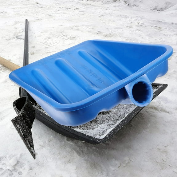 KALLORY Plastic Snow Shovel for Outdoor Ice and Snow Removal, and Lightweight Design