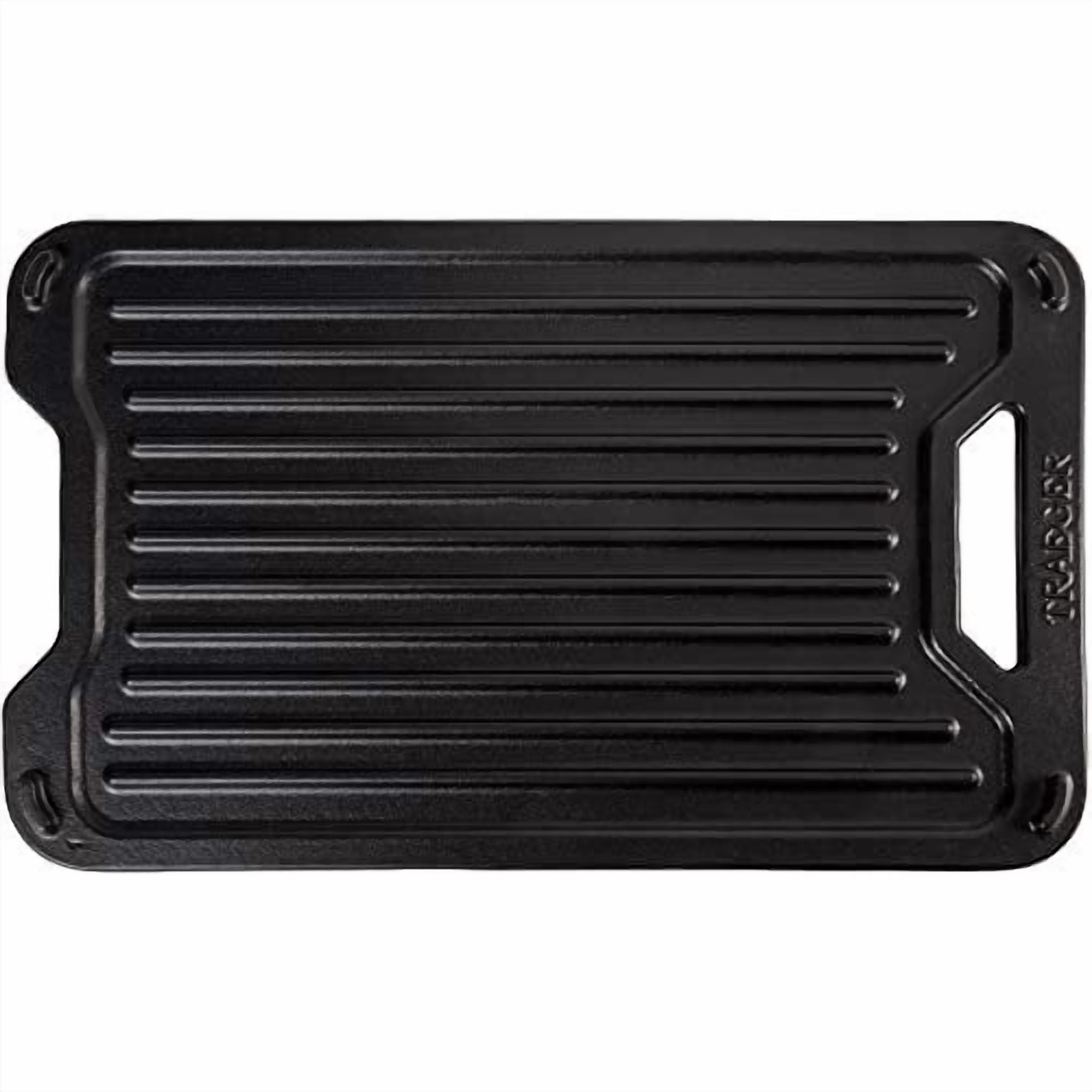 Traeger Pellet Grills ModiFIRE Reversible Cast Iron Griddle - Grill Accessory - Black