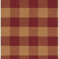 thumbnail image 2 of VHC Brands Burgundy Check Primitive King Pillow Case Set of 2 Red Cotton Rectangle Bedroom Decor, 2 of 3