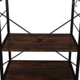 thumbnail image 5 of Mother's Day Sales - Wooden Kitchen Shelf, Baker's Rack 4 Tier Shelves, Vintage Color for Hotel, Household, Restaurant, 5 of 9