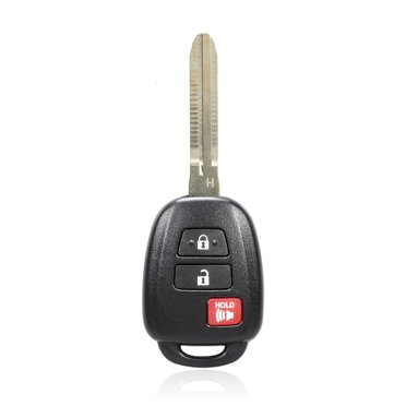 Replacement Key Fob For Toyota RAV4 & Prius C — Uncut Blank Key With Remote, H Chip, FCC HYQ12BDM