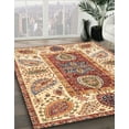 thumbnail image 2 of Ahgly Company Indoor Rectangle Abstract Chestnut Red Abstract Area Rugs, 6' x 9', 2 of 6
