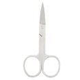 thumbnail image 5 of BIMZUC Stainless Steel Eyelashes Trimmer Scissors, Professional Eyebrows Beard Shaping Beauty Tool with Ergonomic Curved Blades, Silver, 3.5 inches / 8.89 cm Length, Universal Grooming Accessory, 5 of 10