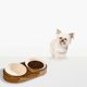 thumbnail image 5 of Estilo Transparente Pet Double Bowl Slip Cat and Dog Food Bowl Water Bowl Food Grade Friendly Material High Appearance Double Grid Food Bowl, 5 of 6