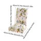 thumbnail image 3 of Funda elástica para silla con estampado floral | Funda elástica para silla de comedor | Funda de poliéster beige para decoración de hogar, oficina y restaurante, 3 of 6