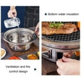 thumbnail image 4 of Partita De Parrilla De Barbacoa, Bandeja De Cocción De Aluminio De Estilo Tailandés Incluso Calentando La Olla Caliente Con Asa De La Parrilla Multifunción Para Acampar, 4 of 7