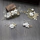 thumbnail image 5 of Set Peineta Blanco 4 Piezas De Peine De Pelo De Moda Hecho A Mano Para Boda Jormftte WRLF-373-6, 5 of 7