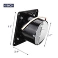 thumbnail image 3 of 4/6/8Inch Extractor Ventilation Fan Exhaust Fan Air Blower High Speed Bathroom Kitchen Toilet Air Vent Window Wall Fan ,Powerful and Efficient, 3 of 6