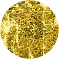 thumbnail image 1 of Ahgly Company Indoor Round Abstract Yellow Modern Area Rugs, 7' Round, 1 of 4