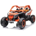 thumbnail image 1 of Officially Licensed LX Performance Can-Am Maverick 2x24V 4WD Edition 2-Seater Pack Kids Ride on Buggy Eva Wheels Leather Seats RC, 1 of 5