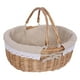 thumbnail image 4 of Cesta de picnic, contenedor de almacenamiento con tapa, cesta de picnic de madera, cesta de almacenamiento. Caqui, 4 of 9