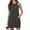 Dark Gray, variant on Womens Sleeveless Mini Tank Dress Casual Workout Sport Tennis Athletic With 2 Pockets Dress Dresses for Women Tunic Summer Party Dress Dresses for Women Casual Summer V Neck Dress with Shorts And