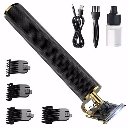 Men Hair Clippers  Professional Outliner Hair Trimmer Cordless  Mens Beard Trimmer  Wireless Hair Cutting Kit for Barbers  USB Rechargeable  Black and Gold
