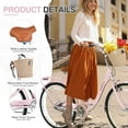 thumbnail image 3 of Juuar 26" Ladies Cruiser Bike Folding Womens Bicycle, Comfort City Bike Commuter Bicycle with Basket for Adult, Pink, 3 of 6