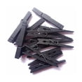 thumbnail image 2 of Pinzas para ropa LWR CRAFTS de madera, tamaño grande, 8,4 cm, 30 unidades, color negro, 2 of 7