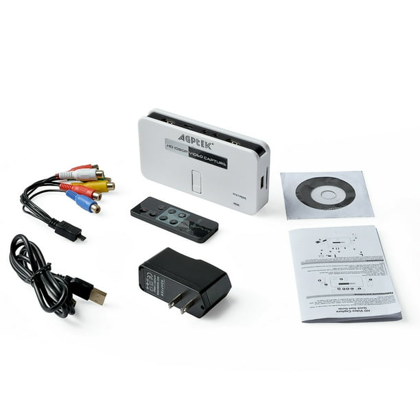 Agptek Game Capture Hd Full Hd Video Game Capture 1080p Hdmi Recorder Box Xbox 360 One Live Ps3 Ps4 Wii Walmart Com Walmart Com