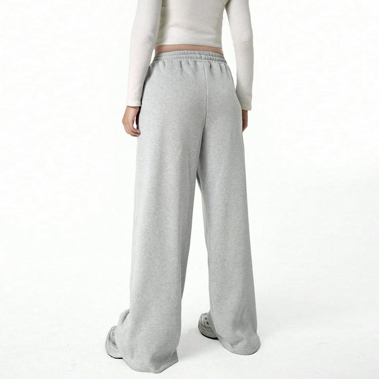 OGLCCG Girls' Straight Leg Sweatpants Drawstring High Waisted