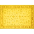 thumbnail image 1 of Ahgly Company Machine Washable Indoor Rectangle Persian Yellow Traditional Area Rugs, 5' x 8', 1 of 4