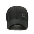 thumbnail image 4 of Visors Unisex Mesh Brim Tennis Cap Outside Sunscreen Quick Dry Adjustable Baseball Hat Baseball Caps, 4 of 5