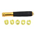 thumbnail image 2 of Hand Pole Fishing Rod Grip Aluminum Alloy Replaceable Grip DIY Non-slip Grip Short A, 2 of 6