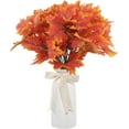 thumbnail image 2 of Morttic 4Pcs DIY Fall Decor Maple Leaves Stems Artificial Leaves Silk Maple Leaves Fall Bouquet for Autumn Indoor Outdoor Home Kitchen Fall Floral Arrangements Thanksgiving Centerpieces Decoration, 2 of 8