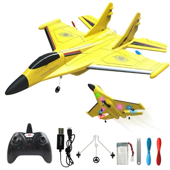 KFFKFF RC Aircraft, 2.4GHZ Dual-Channel Remote-Controlled Airplane ...