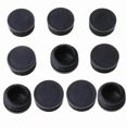 thumbnail image 1 of Black Plastic End Caps for Round Metal Tubes, 10-Pack Furniture Table Feet, 1 of 5