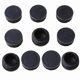 thumbnail image 1 of Black Plastic End Caps for Round Metal Tubes, 10-Pack Furniture Table Feet, 1 of 5