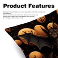 thumbnail image 2 of Bats Luxurious Velvet Decorative Pillows Covers - Set of 2 Throw Pillow Covers for Chair, Unique Patterns, 16x16, 18x18, 20x20 Inches for Any Occasion, 2 of 6