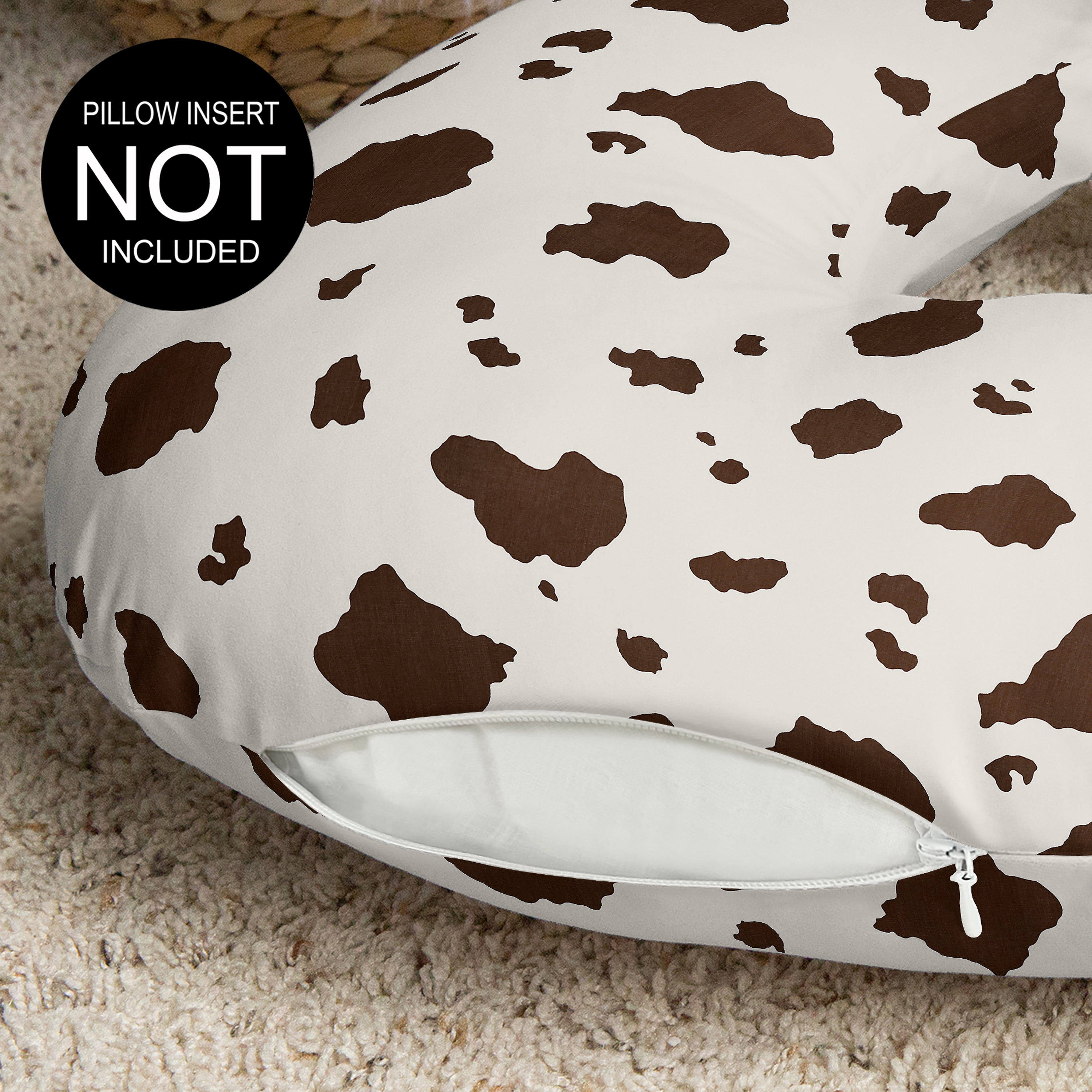 Sweet Jojo Designs Wild West Cowboy Brown and Off White Nursing Pillow Cover Case (Pillow Not Included) (Pillow NOT Included)